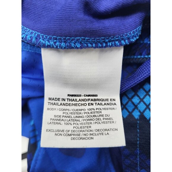 NIKE Dri-Fit Elite Boys SZ LG Blue Print Athletic Basketball Shorts - Picture 6 of 7